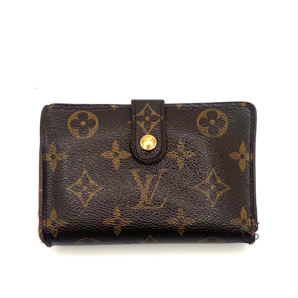Authentic Louis Vuitton LV Monogram Compact Kiss Closure Wallet - Picture 2 of 16